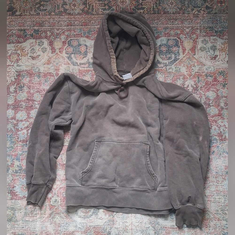 TNA Cozy Fleece Brown Hoodie